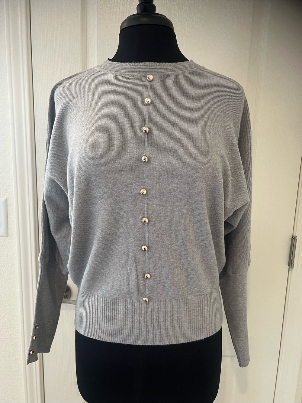 Classic Grey Soft Knitted Sweater
